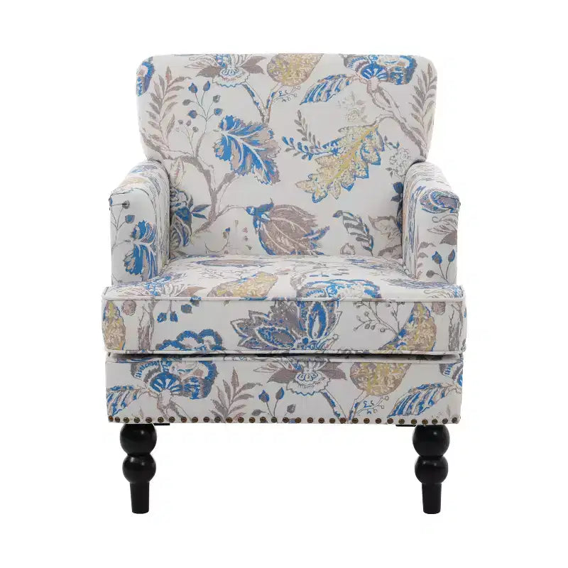 Fauteuil club contemporain Harrison de Christopher Knight Home, rembourré en tissu avec bordure cloutée