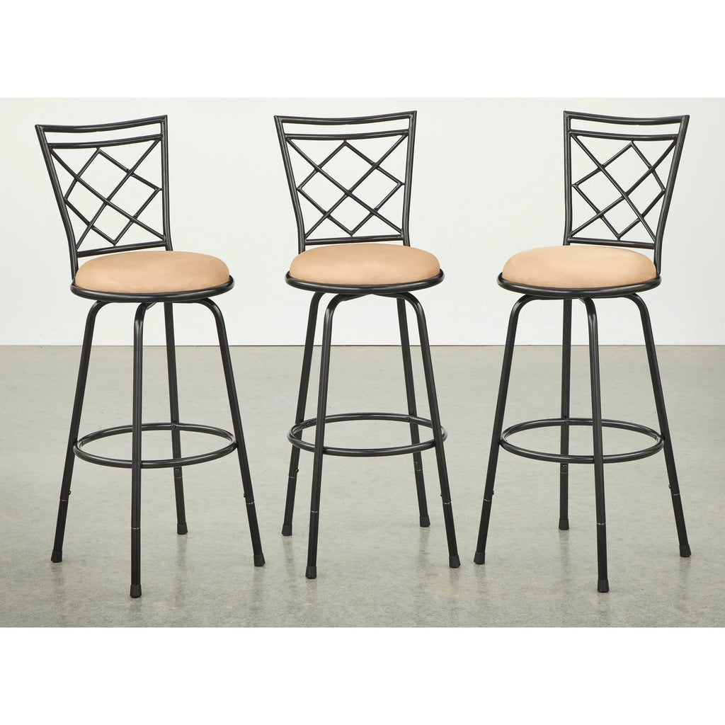 Simple Living Alyssa adjustable-height swivel stools (set of 3)