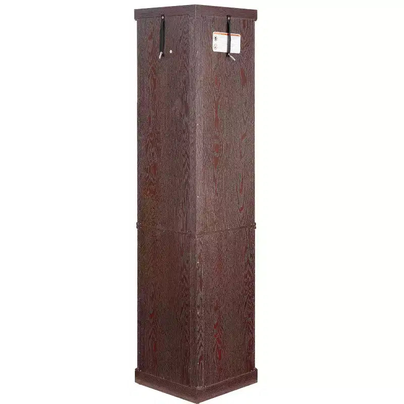 Eck-Vitrinenschrank mit Glastüren und Einlegeböden, Eckvitrine für das Wohnzimmer
