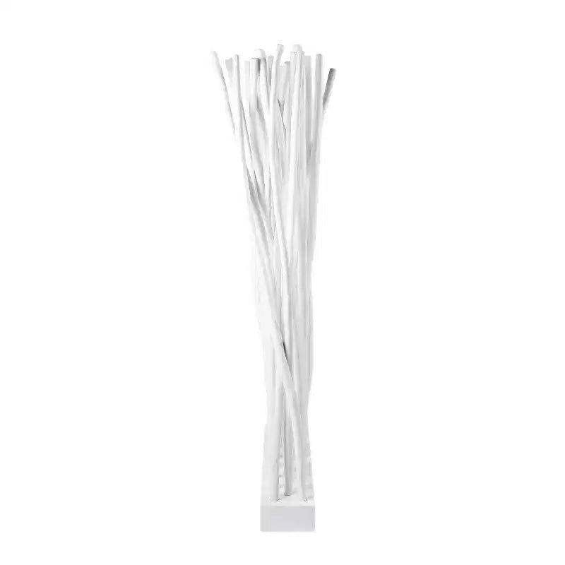 JONATHAN Y Tranquil, séparateur de pièce simple panneau en branches de teck fabriquées à la main, style bohème côtier, 39 l x 68 h