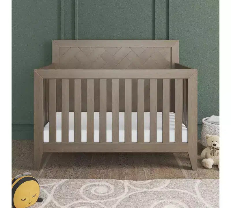 Child Craft Kieran Kinderbett-, Doppelkommoden- und Wäscheschrank-Set fürs Kinderzimmer, 3-teilig, inklusive 4-in-1-Umbaubett, Kommode und Wäscheschrank