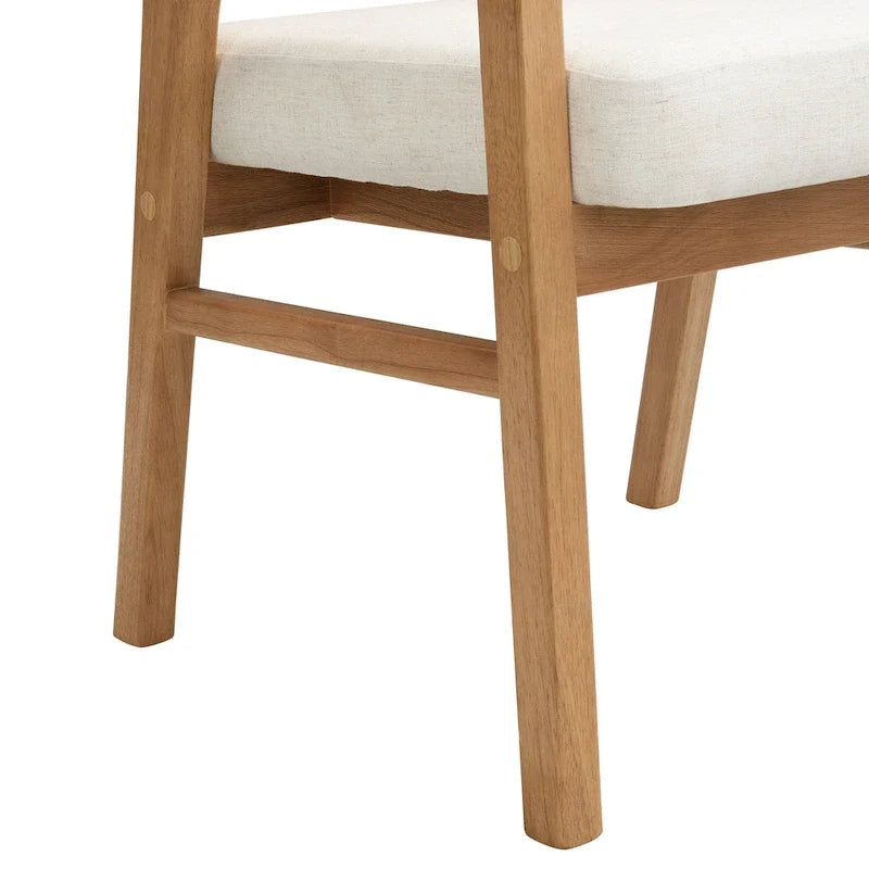 Christopher Knight Home - Eetkamerstoel met rieten bekleding (set van 2)