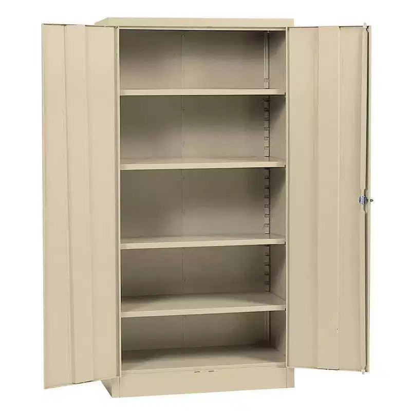 Edsal 36W x 18D x 72H teräksinen vapaasti seisova kaappi, beige