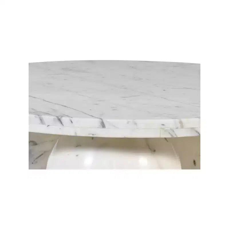 Mesa de centro redonda de mármol con patas esféricas, multicolor, para 4 personas??
