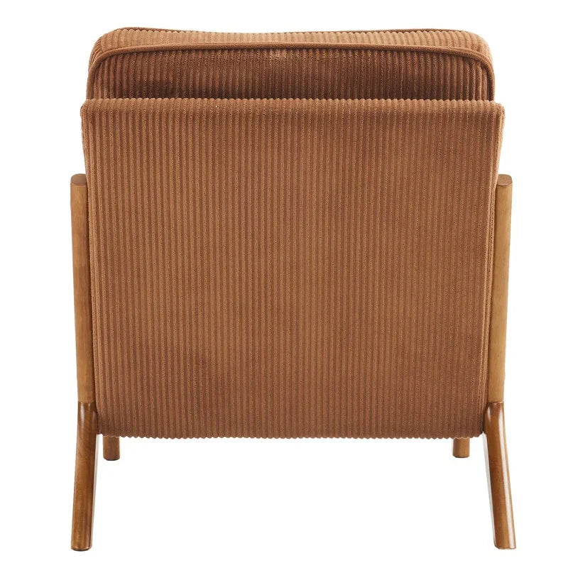 Fauteuil d’appoint rembourré moderne du milieu du siècle