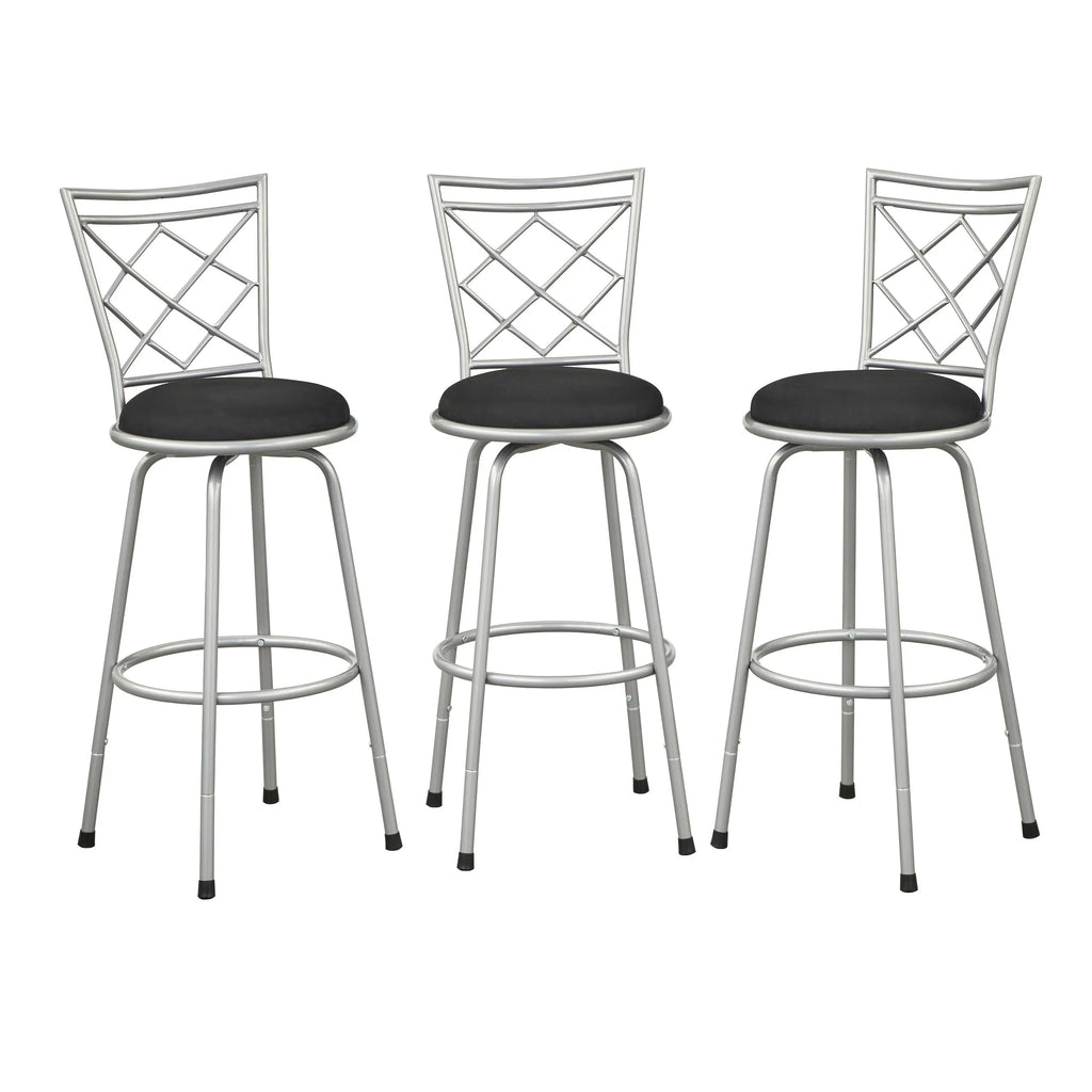 Simple Living Alyssa adjustable-height swivel stools (set of 3)