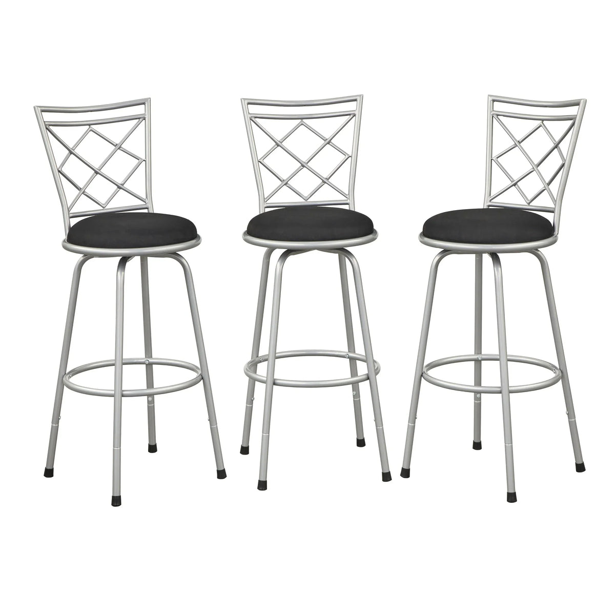 Simple Living Alyssa adjustable-height swivel stools (set of 3)