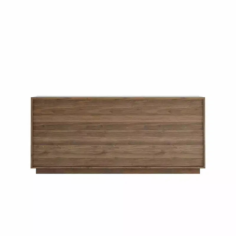 59 moderner Spiralen-Sideboard-Schrank, niedriges dekoratives Aufbewahrungsmöbel für den Eingangsbereich mit Türen in 3D-Wellenoptik