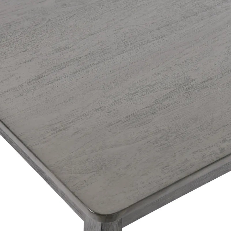 Ensemble de salle à manger 5 pièces en bois massif, table de 47 L (1 table + 4 chaises à dossier à barreaux)