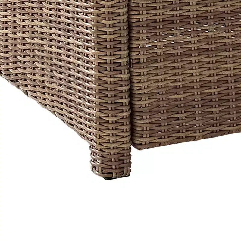 Bradenton 4-teiliges Outdoor-Sitzmöbel-Set aus Korbgeflecht – Crosley