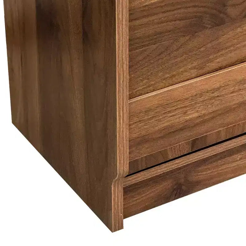 GDFStudio Sinclair moderne houten inklapbare studeertafel van 36 inch met opbergruimte