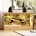 Reptilienhabitat – geräumiges Terrarium für Eidechsen, Schlangen und mehr – 47,2