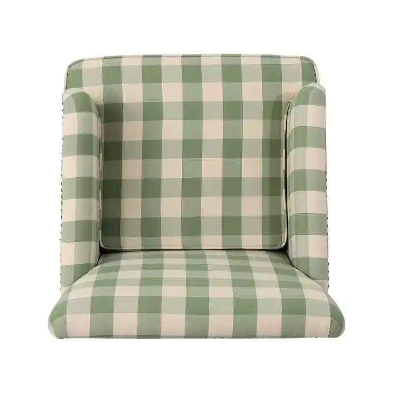 Fauteuil club contemporain Harrison de Christopher Knight Home, rembourré en tissu avec bordure cloutée