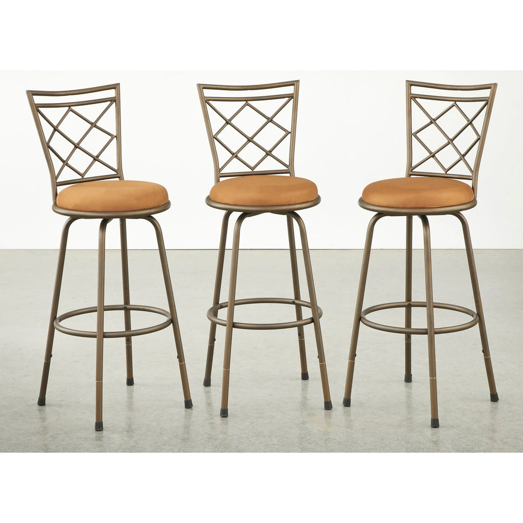 Simple Living Alyssa adjustable-height swivel stools (set of 3)