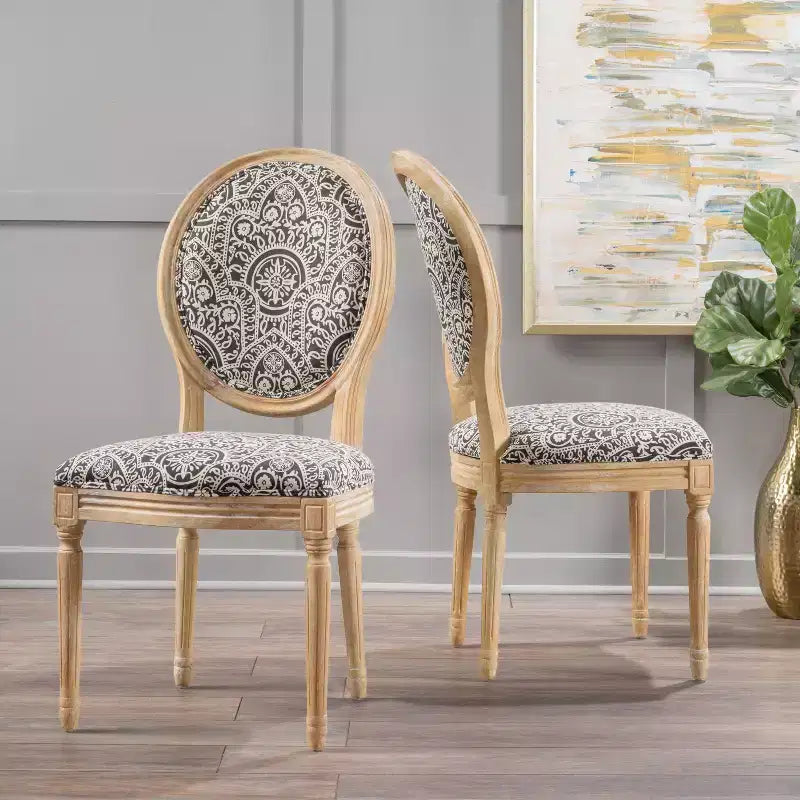 Set van 2 Phinnaeus-eetkamerstoelen - Christopher Knight Home