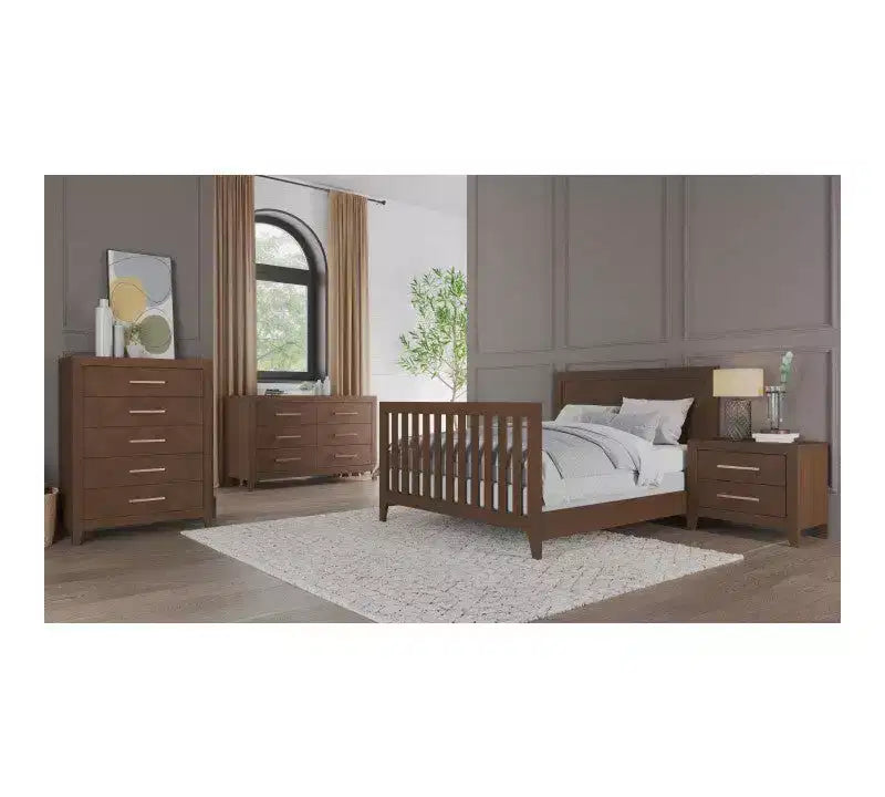 Child Craft Kieran Kinderbett-, Doppelkommoden- und Wäscheschrank-Set fürs Kinderzimmer, 3-teilig, inklusive 4-in-1-Umbaubett, Kommode und Wäscheschrank
