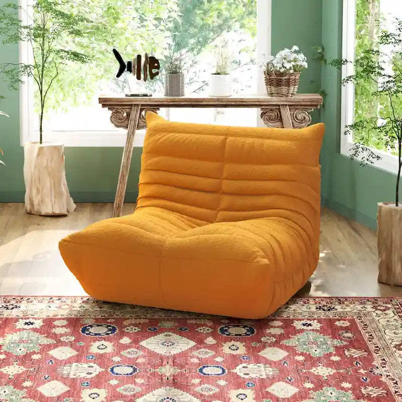 Zachte vloersofa, luie zitzakstoel voor de woonkamer