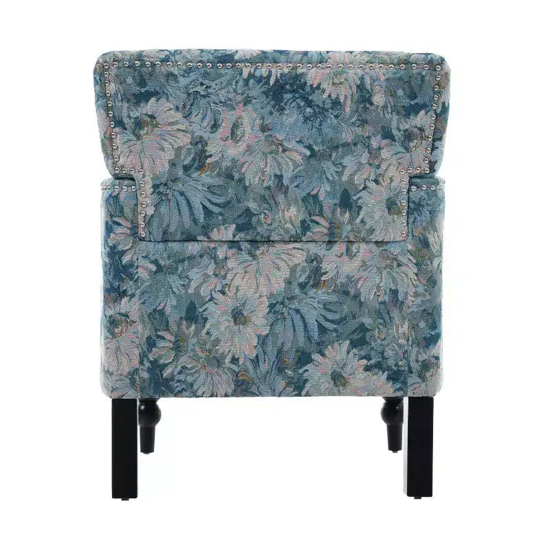Fauteuil club contemporain Harrison de Christopher Knight Home, rembourré en tissu avec bordure cloutée