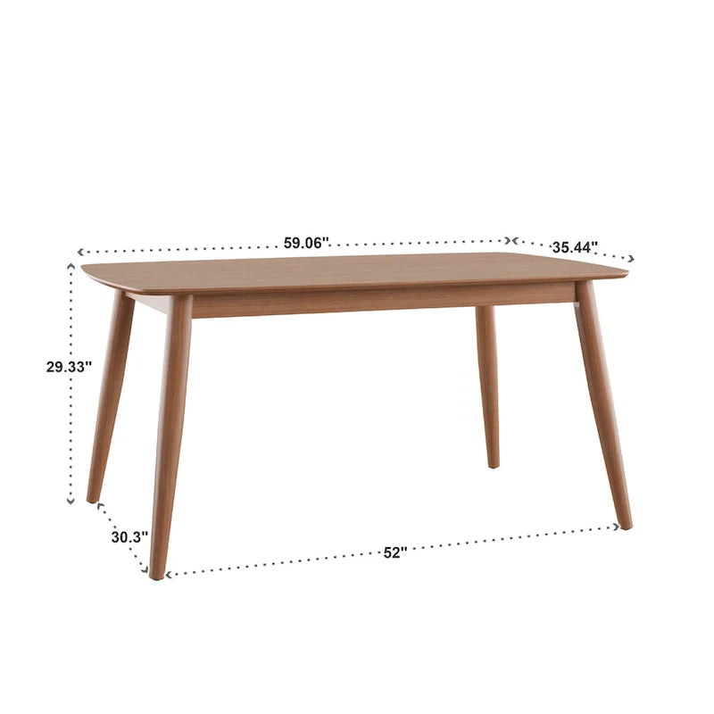 Norwegisch-dänisches Esszimmer-Set aus Eichenholz mit konischen Beinen von iNSPIRE Q Modern