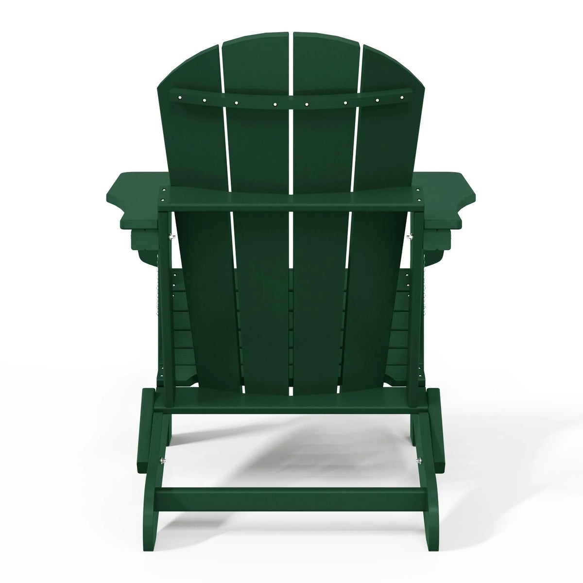 Polytrends Laguna Fade Resistant All Weather Outdoor Patio Folding Adirondack Chair