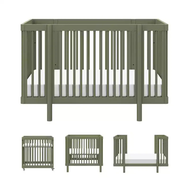 Babyletto Pogo 8-in-1-umwandelbares Kinderbett mit Umbausets für alle Entwicklungsstufen